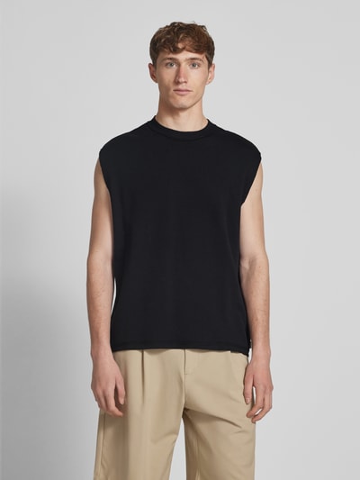 REVIEW Tanktop mit Strukturmuster Black 4