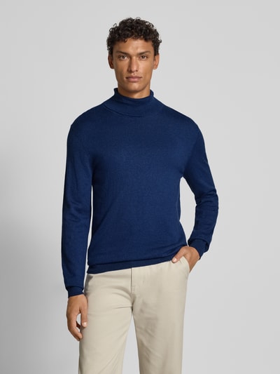 Casual Friday Coltrui met kasjmier Blauw - 4
