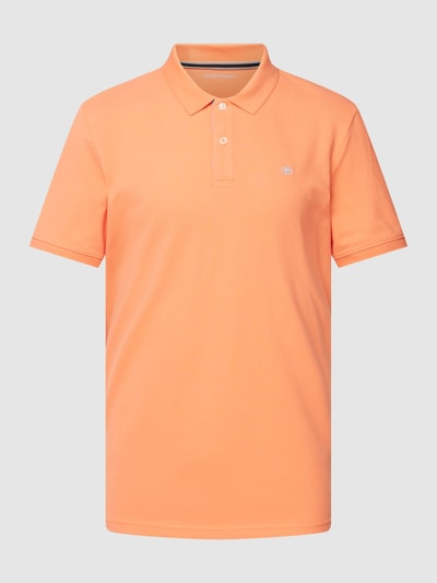 Tom Tailor Poloshirt im unifarbenen Design Modell 'BASIC' Orange 2