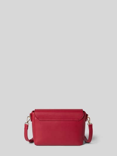 Produktfoto, Handtasche mit Logo Modell 'FOXY' von VALENTINO BAGS, czerwona torebka o fakturze skóry, zapięcie na magnes, klapka, główna przegroda, pasek na ramię 108 cm, szerokość w rozmiarze 1: 27 cm, długość w rozmiarze 1: 19 cm, głębokość w rozmiarze 1: 7 cm, logo