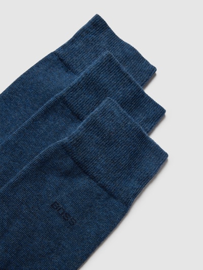 BOSS Sokken met labeldetail in een set van 3 paar Blauw - 2