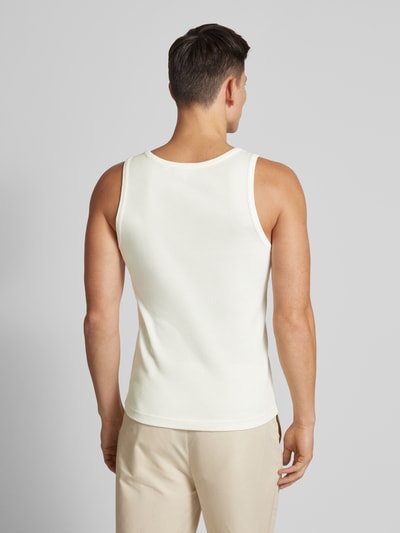 Lacoste Tanktop in Ripp-Optik Offwhite 5