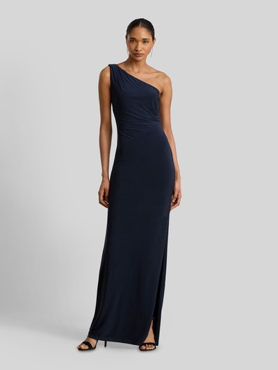 Lauren Ralph Lauren Figurbetontes Abendkleid mit One-Shoulder-Ausschnitt Dunkelblau 4