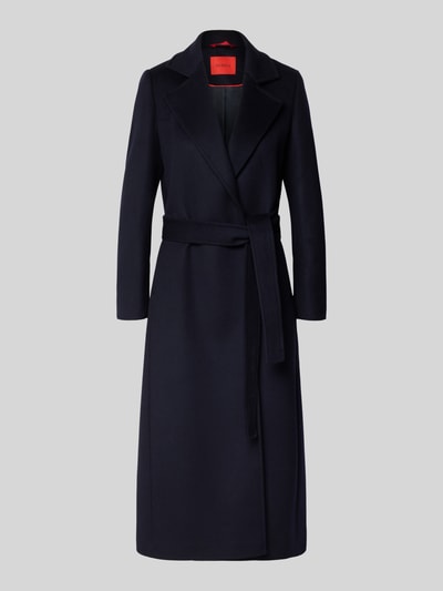 MAX&Co. Regular Fit Mantel aus reiner Schurwolle Modell 'LONGRUN' Marine 1