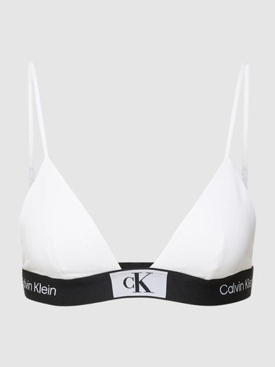 Calvin Klein Underwear Bralette met elastische band met logo Wit - 2