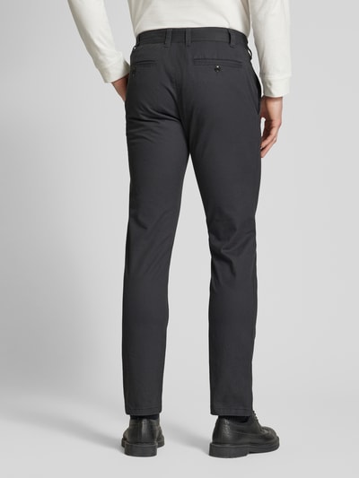 MCNEAL Slim Fit Chino mit Strukturmuster Dunkelgrau 5