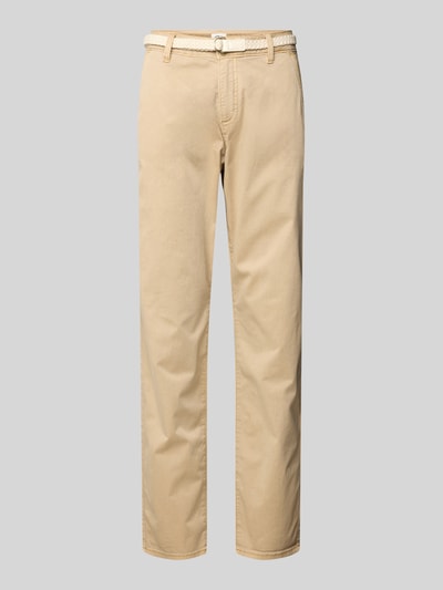 s.Oliver RED LABEL Regular Fit Chino aus Baumwoll-Mix Beige 2