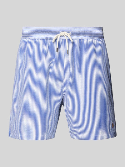 Polo Ralph Lauren Underwear Badehose aus Baumwoll-Mix Hellblau 1