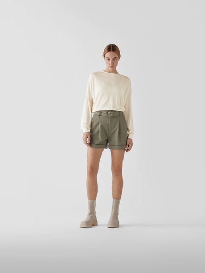 Theory Pullover mit Rundhalsausschnitt Beige 1