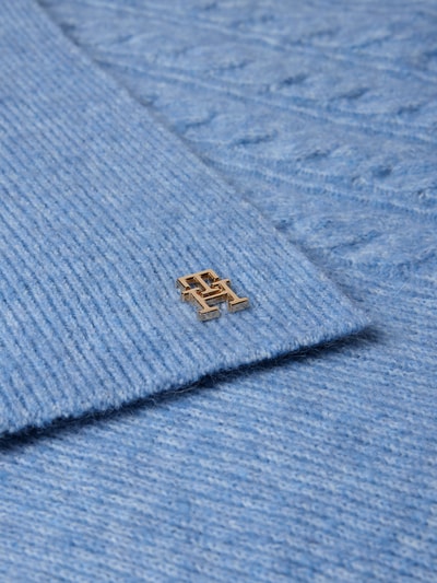 Tommy Hilfiger Sjaal met wolgehalte Blauw - 2