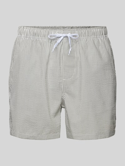 Only & Sons Badehose mit Strukturmuster Modell 'TED' Anthrazit 1