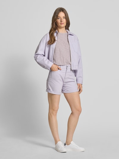 Armedangels Regular Fit Jeansshorts aus reiner Baumwolle Flieder 1