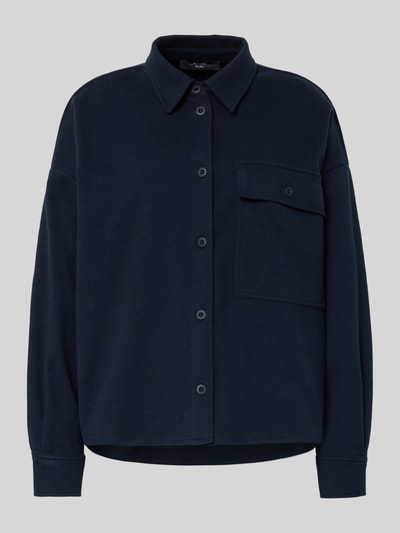Weekend Max Mara Oversized overhemdblouse met katoen, model 'NANCY' Marineblauw - 2