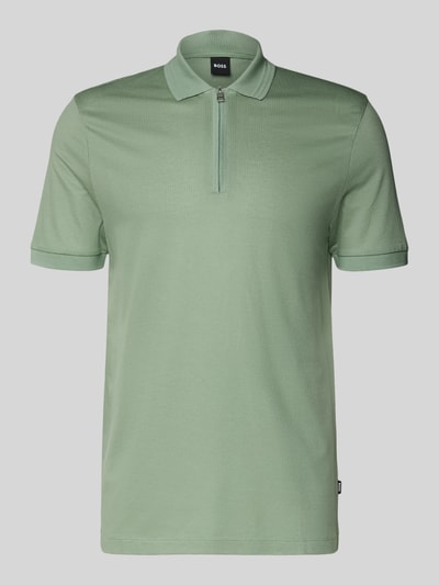 BOSS Regular Fit Poloshirt aus Baumwoll-Lyocell-Mix Modell 'H-PARAS 70' Mint 2