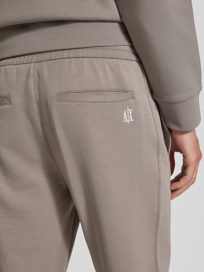ARMANI EXCHANGE Sweatpants mit elastischem Bund Taupe 3