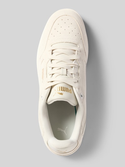 Produktfoto, Sneaker aus leer met logodetails model 'Shuffle Downtown' van PUMA, afgerond model, vetersluiting, profielzool, hakhoogte maat 44: 4 cm, schachthoogte maat 44: 8 cm, schachtbreedte maat 44: 7 cm, heren sneakers