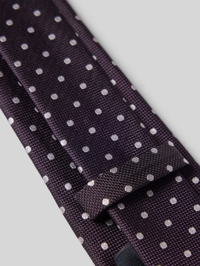 JOOP! Collection Seidenkrawatte mit Strukturmuster Purple 3