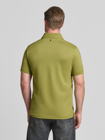 PME Legend slim fit poloshirt met labeldetail Groen - 5