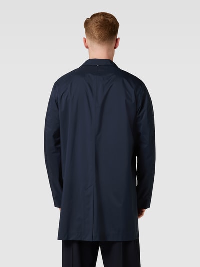 BOSS Lange jas met opstaande kraag, model 'Jared' Marineblauw - 5