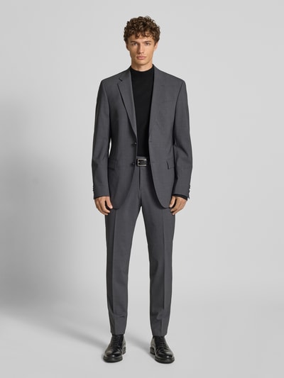 Profuomo Sweter z wełny merynosowej ze stójką Czarny 1