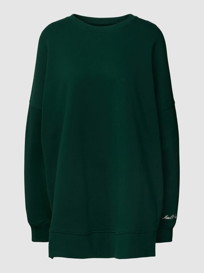 Marc O'Polo Oversized Sweatshirt mit Statement-Stitching Dunkelgruen 2