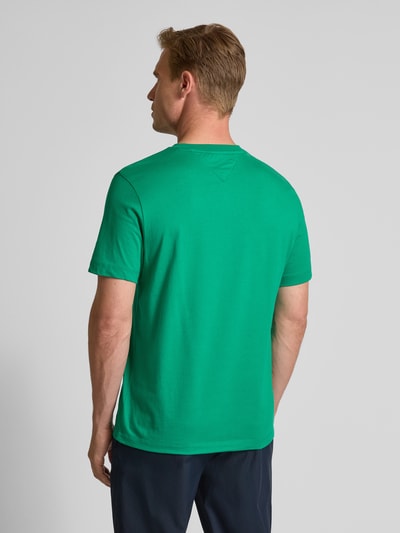 Tommy Hilfiger Regular fit T-shirt van puur katoen Groen - 5