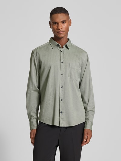 OLYMP Level Five Slim Fit Freizeithemd mit Kentkragen Lind 4