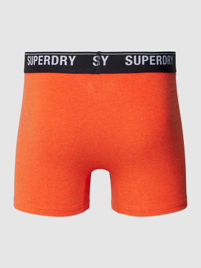 Superdry Trunks mit elastischem Label-Bund im 3er-Pack Orange 3