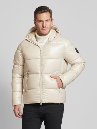 SAVE THE DUCK Steppjacke mit Zweiwege-Reißverschluss Modell 'EDGARD' Beige 4