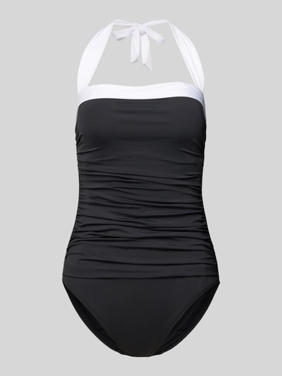 Lauren Ralph Lauren Badeanzug mit Drapierungen Modell 'Bel Air' Black 1