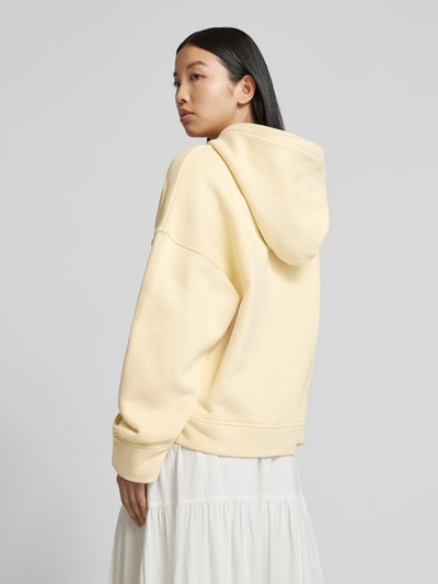 JAKE*S STUDIO WOMAN Oversized Hoodie aus reiner Baumwolle Modell 'Cosy' Hellgelb 5