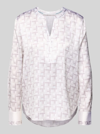 Herzensangelegenheit Regular fit blouse van zijdemix Lichtgrijs - 2