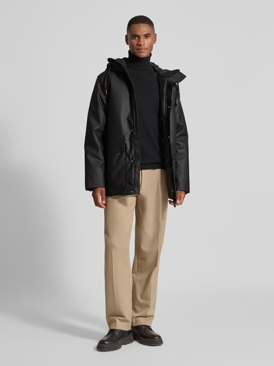 RAINS Funktionsjacke mit Kapuze Black 1
