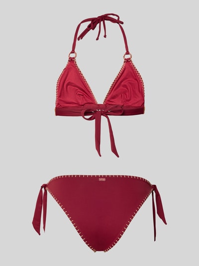 Banana Moon Bikini met gehaakt kant Bordeaux - 3