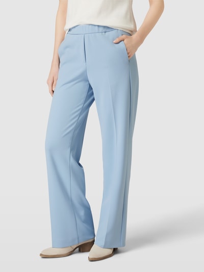Gardeur Stoffen broek met bandplooien, model 'FRANCA' Lichtblauw - 4