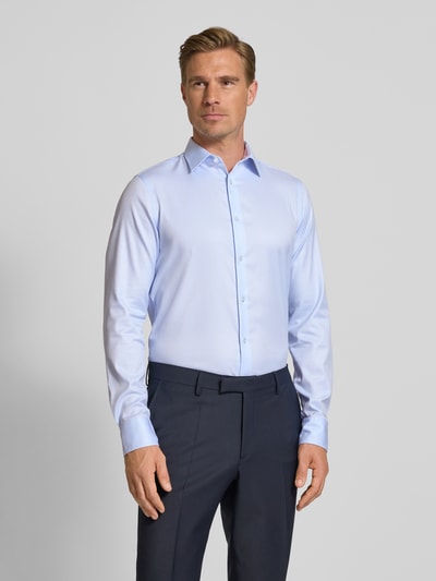 CK Calvin Klein Slim fit zakelijk overhemd met knoopsluiting Bleu - 4