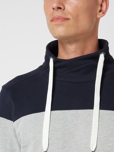 Tom Tailor Sweatshirt mit Tube Collar Mittelgrau 3