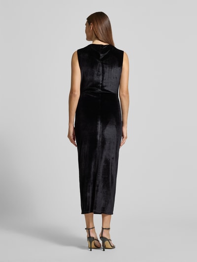 GUIDO MARIA KRETSCHMER WOMAN Cocktailkleid mit Raffungen und Gehschlitz Modell 'Felicitas' Black 5