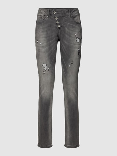 Buena Vista Slim Fit Jeans im Destroyed-Look Modell 'MALIBU' Dunkelgrau 2