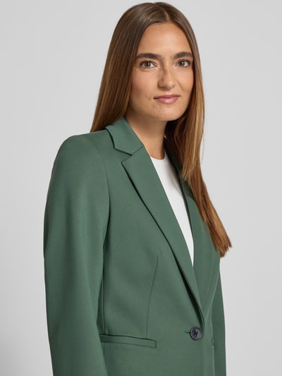 Jake*s Collection Regular Fit Blazer mit Reverskragen und Paspeltaschen Dunkelgruen 3