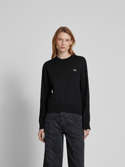 Dsquared2 Sweatshirt mit Label-Stitching Black 4