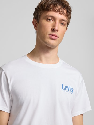 Levi's® Relaxed Fit T-Shirt aus reiner Baumwolle Weiss 3