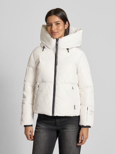 khujo Gewatteerd jack met ritszakken, model 'AUDREY MATT' Offwhite - 4