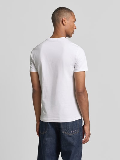 Polo Ralph Lauren Slim Fit t-shirt van pure katoen met polo bear-print model '26/1' Wit - 5