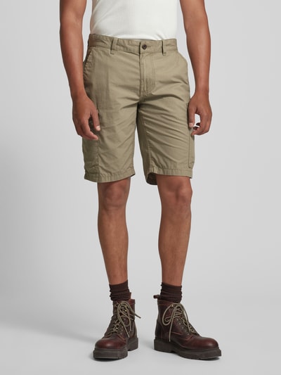 camel active Cargoshorts mit aufgesetzten Taschen Khaki 4