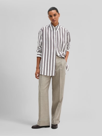 Marc O'Polo Regular fit blouse met lange mouwen van modalmix Offwhite - 1