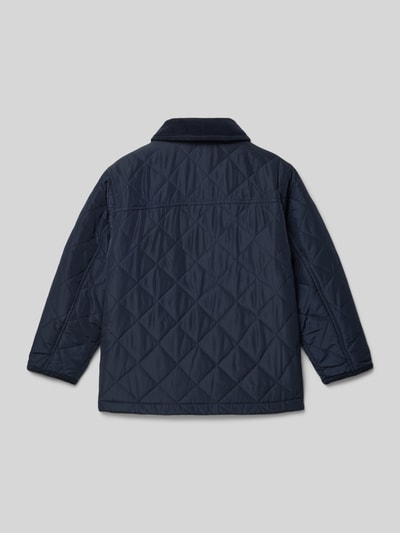 Mango Steppjacke mit Umlegekragen und Knopfleiste Modell 'husky' Marine 3