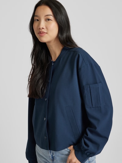 mbyM Blouson in effen design, model 'Camanchi' Marineblauw - 3