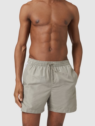 Calvin Klein Underwear Badehose mit Label-Prints Mittelgrau 1