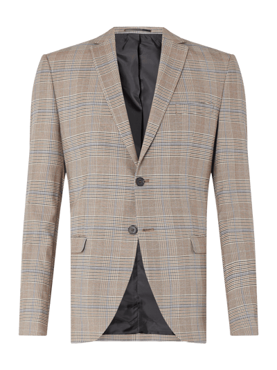 Selected Homme Slim Fit 2-Knopf-Sakko mit Stretch-Anteil Beige 1